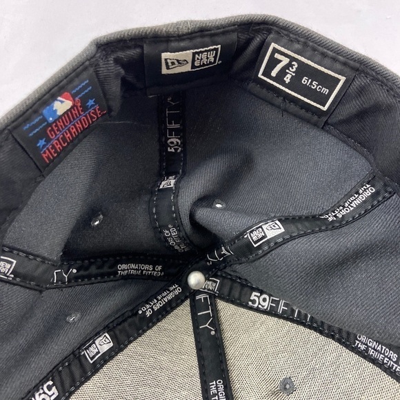 Gray Saint Louis Cardinals 7 3/4  Fitted Cap Hat - Picture 8 of 9